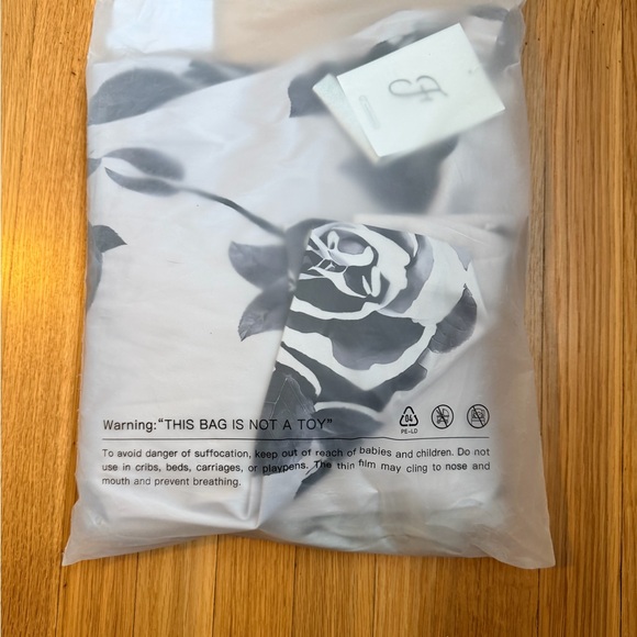 FEHAUTE Floral Satin Long Sleeve Dress - NWT - Size US 12 - Picture 5 of 5